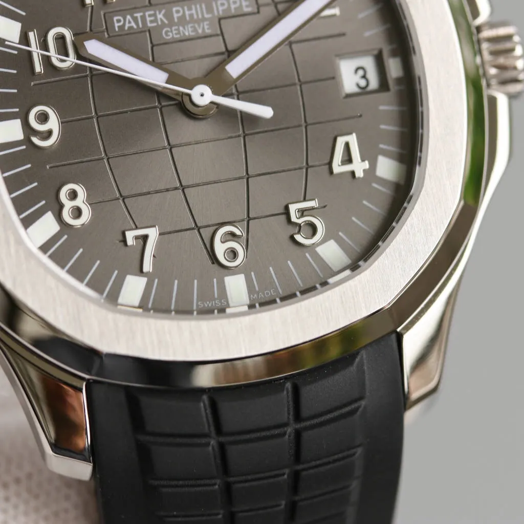【High-end replica】💰1240! Top replica 💰Private chat! Patek Philippe, replica of AQUANAUT5167, 5168 grenade models. Patek Philippe's "grenade" is the best detoxification solution on the Internet, a new version. Equipped with Patek Philippe 9015 machine-modified Cal.324 self-winding movement, the balance wheel of the movement is in the same position as the original, rubber strap, 316L steel, and sapphire crystal glass! It is designed using the same principle as the genuine Patek Philippe. Experience the best Patek Philippe on the Internet. It is an exquisite work and you can enjoy the luxury. The pictures taken are top replica real shots!